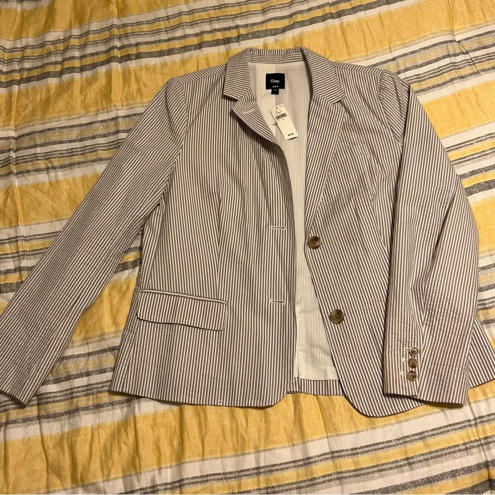 Gap Seersucker Blazer